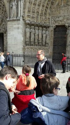 Pèlerinage des CM2 du catéchisme à Notre Dame 