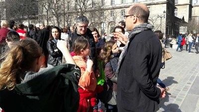 Pèlerinage des CM2 du catéchisme à Notre Dame 