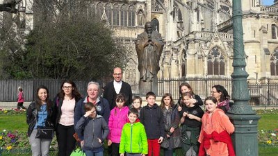 Pèlerinage des CM2 du catéchisme à Notre Dame 