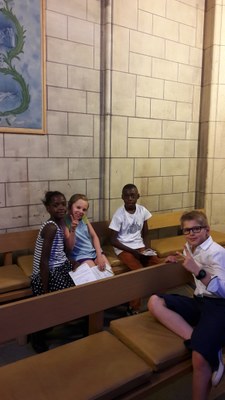 Sortie de fin d'année du catéchisme à Notre Dame du Perpétuel Secours 