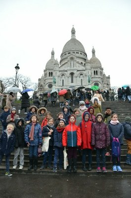 Sortie des CM1 au Sacré Coeur