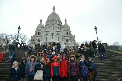 Sortie des CM1 au Sacré Coeur