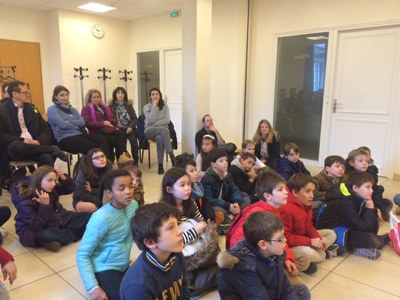 Sortie des CM1 du catéchisme au Sacré Coeur 