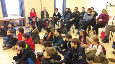 Sortie des CM1 du catéchisme au Sacré Coeur 