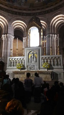 Sortie des CM1 du catéchisme au Sacré Coeur 