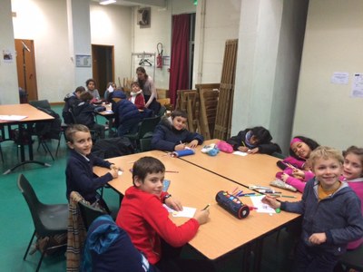 Temps de confession cette semaine au catéchisme