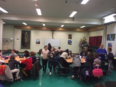 Temps de confession cette semaine au catéchisme