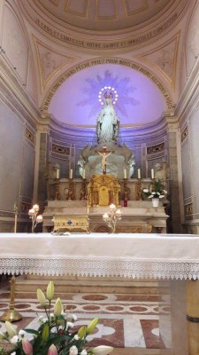 Visite de la chapelle de la Médaille Miraculeuse