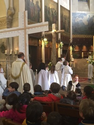 Célébration de Pâques de l'école de l'Immaculée Conception 
