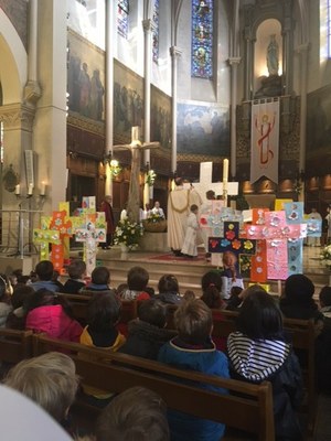 Célébration de Pâques de l'école de l'Immaculée Conception 