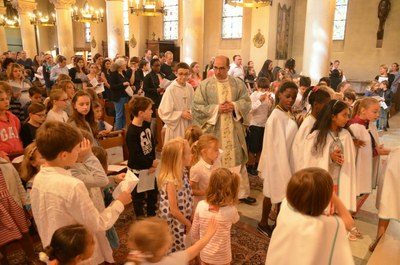 Messe de fin d'année de l'école de l'Immaculée Conception