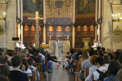 Messe de fin d'année de l'école de l'Immaculée Conception