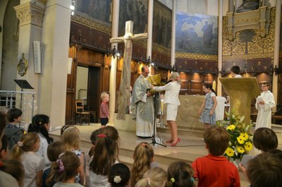 Messe de fin d'année de l'école de l'Immaculée Conception