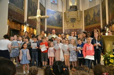 Messe de fin d'année de l'école de l'Immaculée Conception