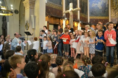 Messe de fin d'année de l'école de l'Immaculée Conception