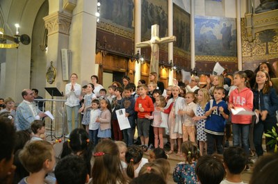 Messe de fin d'année de l'école de l'Immaculée Conception