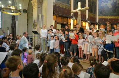 Messe de fin d'année de l'école de l'Immaculée Conception