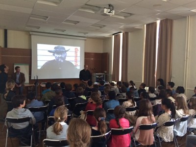 Pèlerinage avec les CM2 de l'école de l'Immaculée Conception
