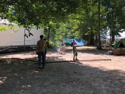 Camp des louveteaux à Jambville