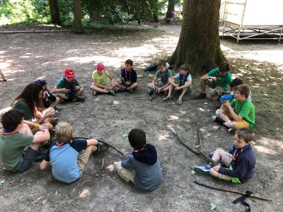 Camp des louveteaux à Jambville