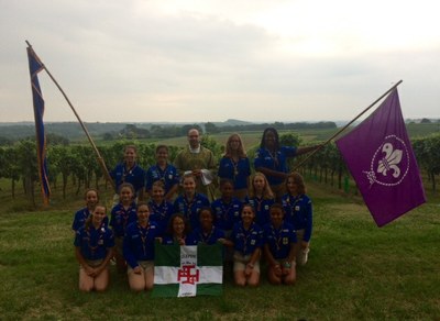 Camp des guides dans le Gers 002