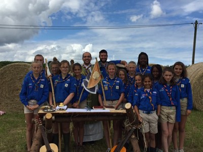Messe avec les guides à Tremel en Bretagne
