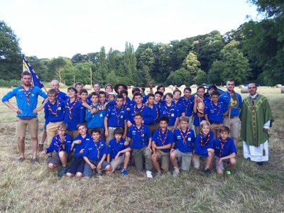 Messe avec les scouts à Serent en Bretagne
