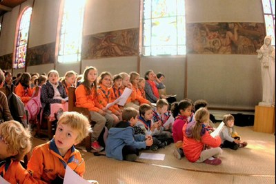 Messe du groupe scout Saint Philiippe Neri