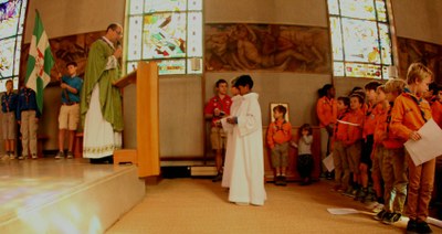 Messe du groupe scout Saint Philiippe Neri