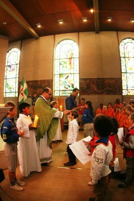 Messe du groupe scout Saint Philiippe Neri