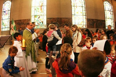 Messe du groupe scout Saint Philiippe Neri