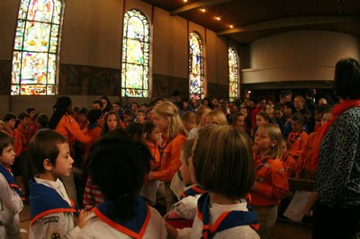Messe du groupe scout Saint Philiippe Neri