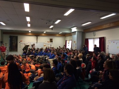 Messe des familles et rétrospective du groupe scout