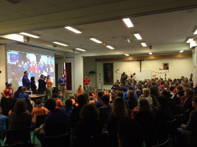 Messe des familles et rétrospective du groupe scout