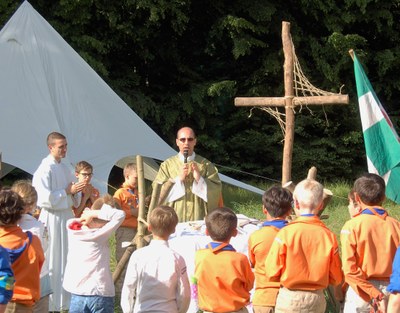 Messe du groupe scout Saint Philiippe Neri du samedi 25 juin