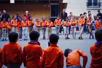Messe et carré scout de Pâques