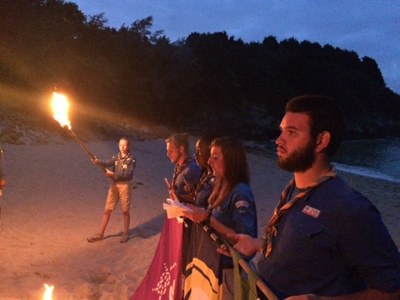 Promesses des guides sur la plage de Tremel en Bretagne
