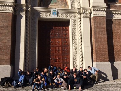 Pèlerinage à Bergame des servants de messe 24 février 2016