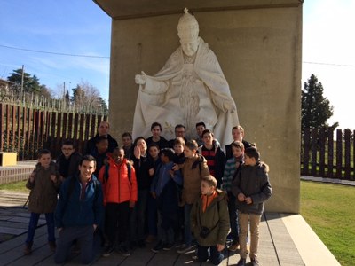 Pèlerinage à Bergame des servants de messe 24 février 2016