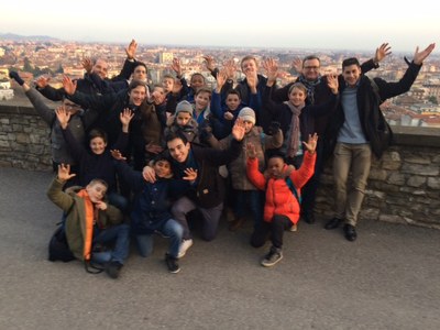 Pèlerinage à Bergame des servants de messe 25 février 2016