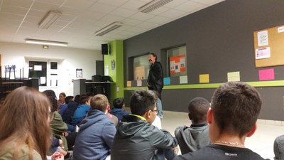 1er jour du camp de l'aumônerie à Saint Laurent sur Sèvres en Vendée 