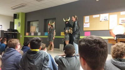 1er jour du camp de l'aumônerie à Saint Laurent sur Sèvres en Vendée 