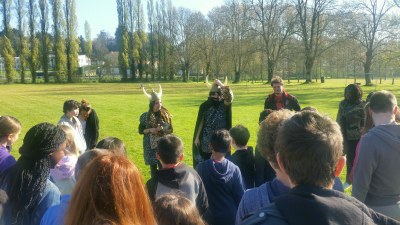 2ème jour du camp de l'aumônerie à Saint Laurent sur Sèvre en Vendée 