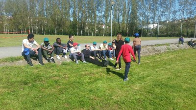 2ème jour du camp de l'aumônerie à Saint Laurent sur Sèvre en Vendée 