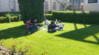 2ème jour du camp de l'aumônerie à Saint Laurent sur Sèvre en Vendée 