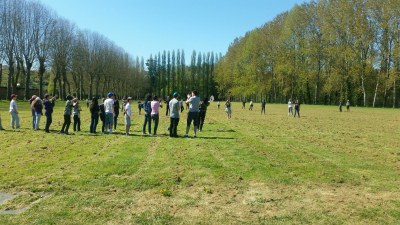 2ème jour du camp de l'aumônerie à Saint Laurent sur Sèvre en Vendée 