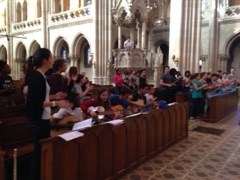 3ème jour du camp de l'aumônerie à Saint Laurent sur Sèvre en Vendée 