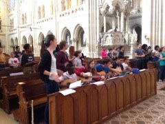 3ème jour du camp de l'aumônerie à Saint Laurent sur Sèvre en Vendée 