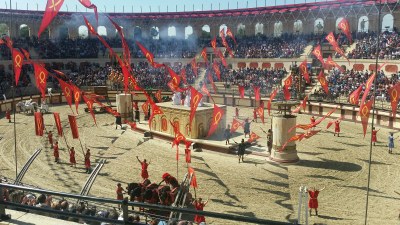 4ème jour du camp de l'aumônerie à Saint Laurent sur Sèvre en Vendée 