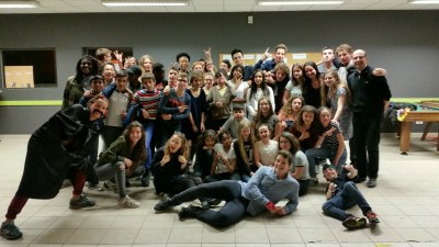 5ème jour du camp de l'aumônerie à Saint Laurent sur Sèvre en Vendée